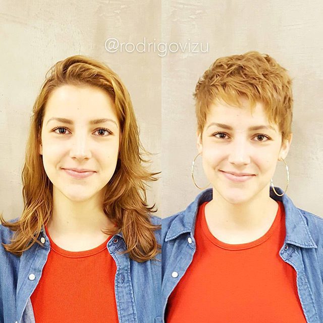 Girls With Short Haircuts Before And After 20 Pics