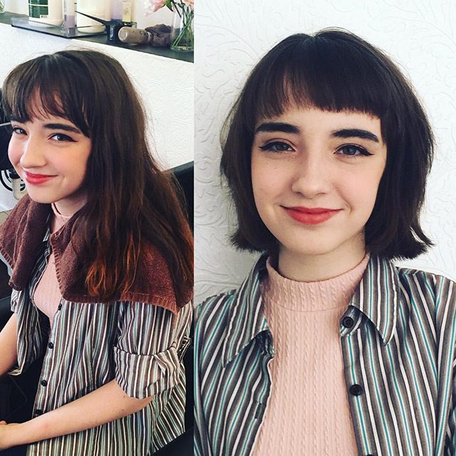 Girls With Short Haircuts Before And After (20 pics)