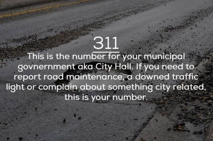 Other Important Phone Numbers That Aren't 911 (9 pics)