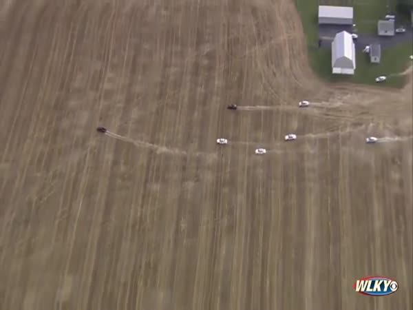 Police Chase Ends in Cornfield