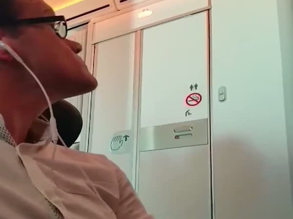 Couple Are Caught on Camera Leaving a Plane Toilet