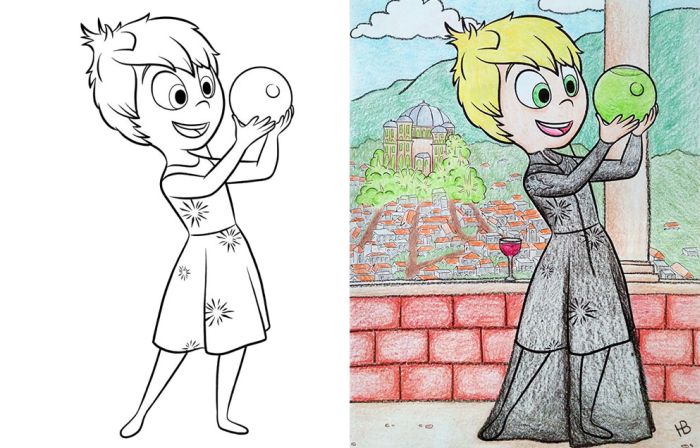 Examples Of Adults Messing Up Coloring Books (18 pics)