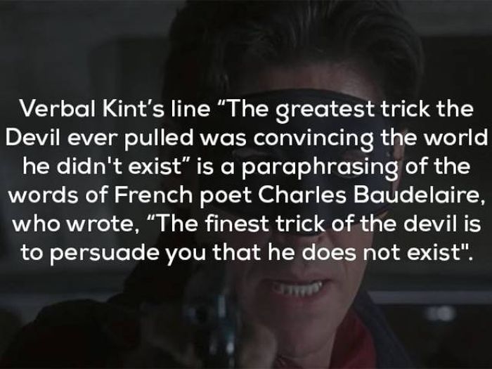 Unusual And Awesome Facts About The Usual Suspects (16 pics)