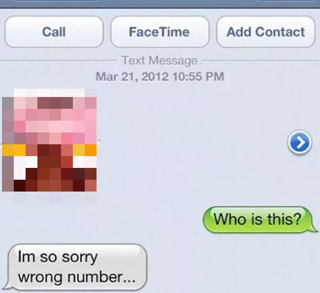 Girls That Sent Scandalous Pics To The Wrong Number (18 pics)