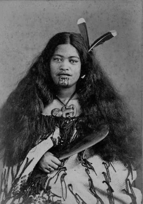 Maori Women With Tattoos On Their Faces (30 pics)