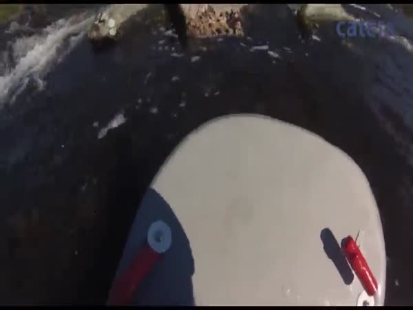 River Boarder Rescues Drowning Squirrel