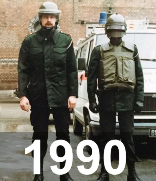 Police Back In The Day And Today (2 pics)