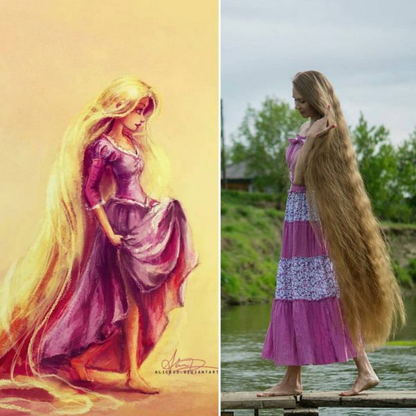 This Russian Woman Is A Real Life Rapunzel (8 pics)