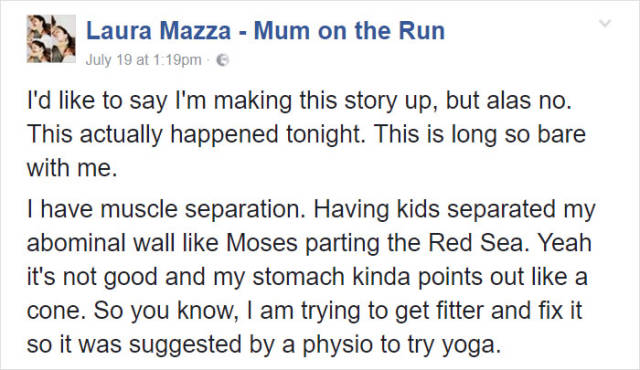 Mom Embarrasses Herself Big Time In Yoga Class (14 pics)