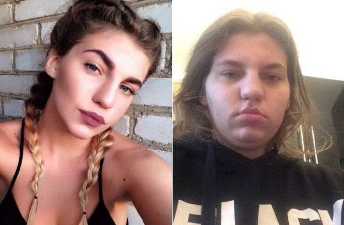 The same Girls in Internet And Real Life (17 pics)