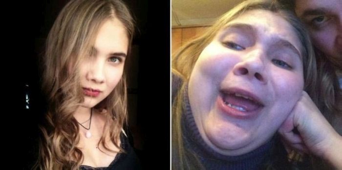 The same Girls in Internet And Real Life (17 pics)