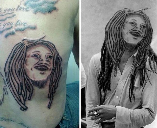 Worst Tattoos with Faces (15 pics)