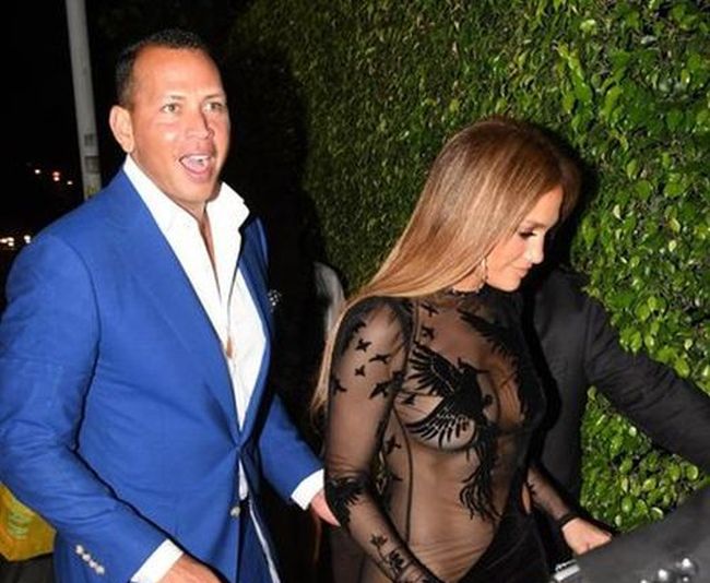 Jennifer Lopez Wears Sexy See Through Outfit To Her Own Birthday Party (6 pics)