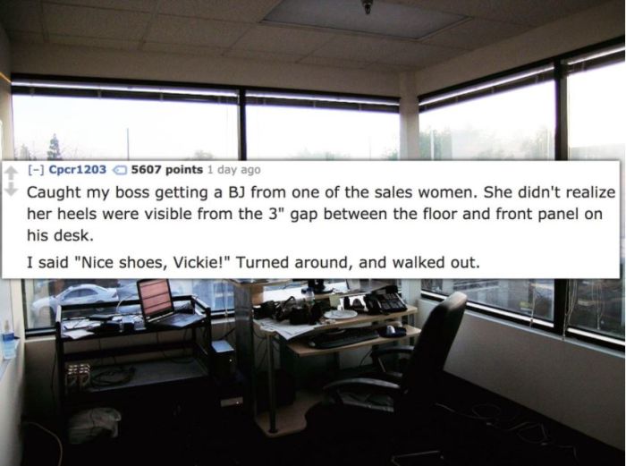 People Reveal The Most Insane Things They've Seen Their Coworkers Do (13 pics)