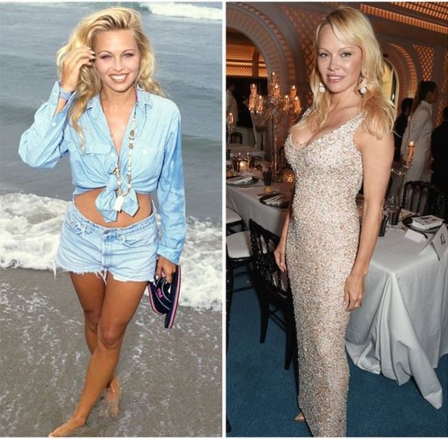 How Pamela Anderson's Appearance Has Changed Over The Years (34 pics)