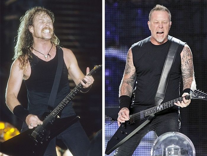 Rock Stars Back In The Day And Today (19 pics) Rock Stars Back In The Day And Today (19 pics)