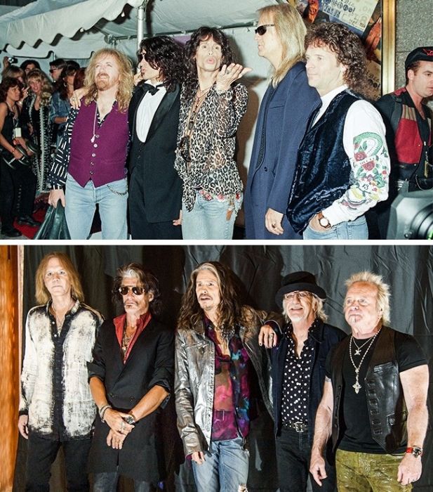 Rock Stars Back In The Day And Today (19 pics) Rock Stars Back In The Day And Today (19 pics)