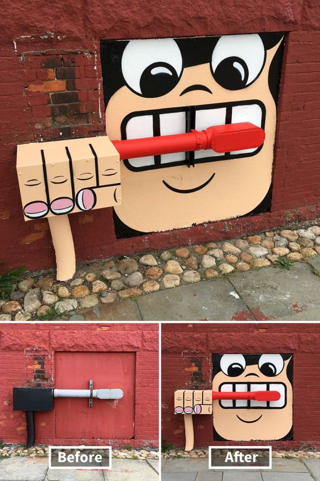 Perfectly Placed Street Art That Will Satisfy Your Eyes (33 pics)