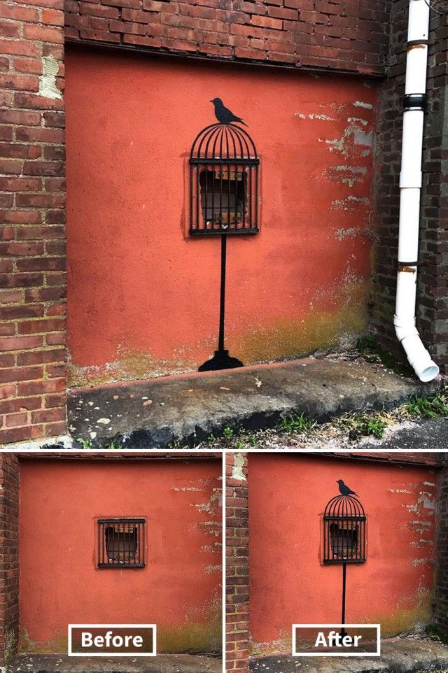 Perfectly Placed Street Art That Will Satisfy Your Eyes (33 pics)