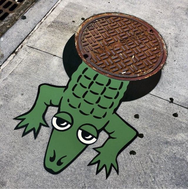 Perfectly Placed Street Art That Will Satisfy Your Eyes (33 pics)
