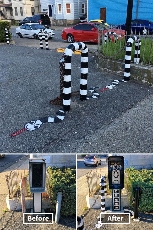 Perfectly Placed Street Art That Will Satisfy Your Eyes (33 pics)