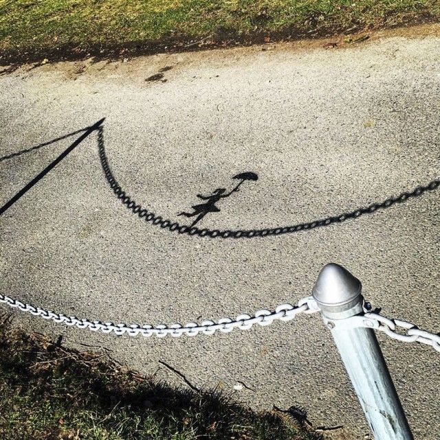 Perfectly Placed Street Art That Will Satisfy Your Eyes (33 pics)