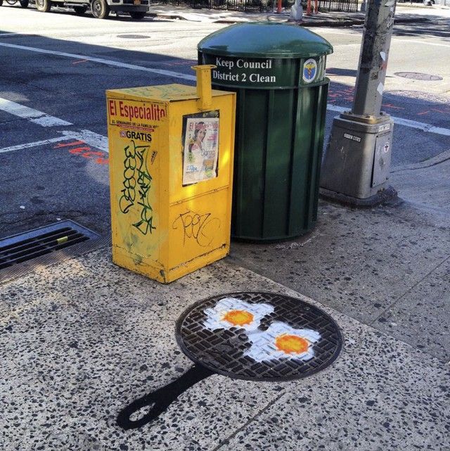 Perfectly Placed Street Art That Will Satisfy Your Eyes (33 pics)