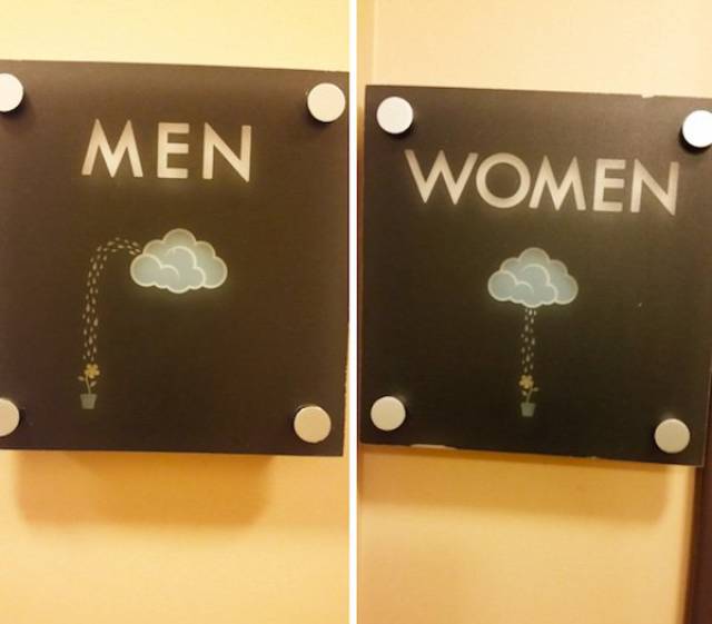 Creative Bathroom Signs That Tell You What's Up (25 pics)