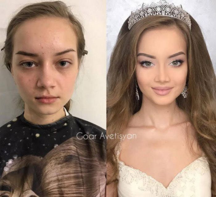 Makeup Magic Tricks That Should Not Be Practiced Outside Of Hogwarts (41 pics)