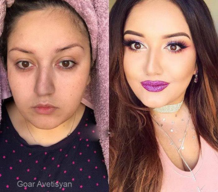 Makeup Magic Tricks That Should Not Be Practiced Outside Of Hogwarts (41 pics)