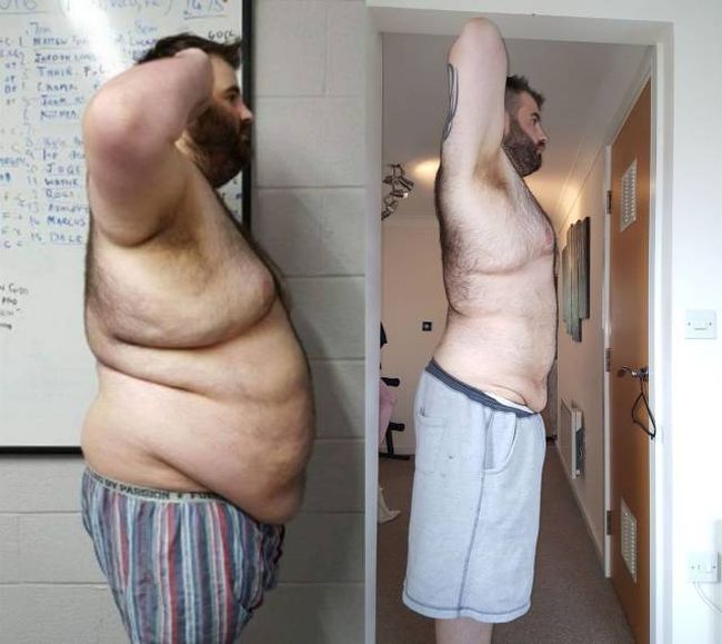 Breakup Inspires Man To Lose Weight And Get In Shape (7 pics)