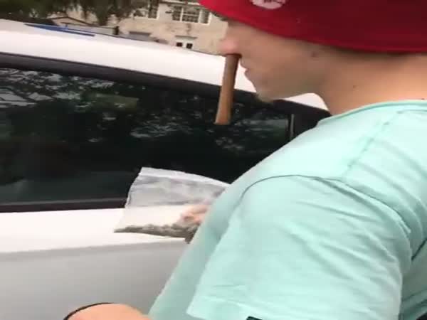 Kid Offers To Sell Weed To A Couple Of Cops
