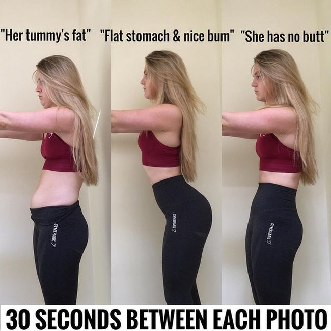 Fitness Blogger Shows How Important Posture Really Is (2 pics)