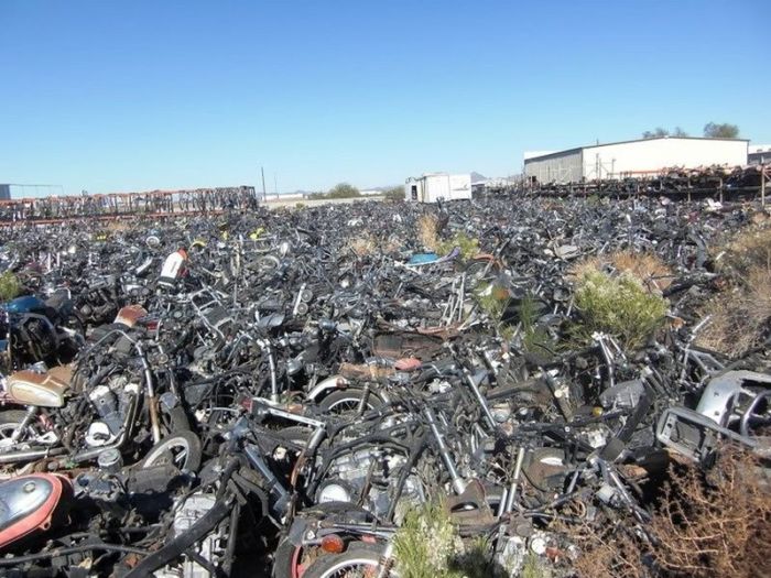 Bikes Are Collecting Rust In This Motorcycle Cemetery (13 pics)