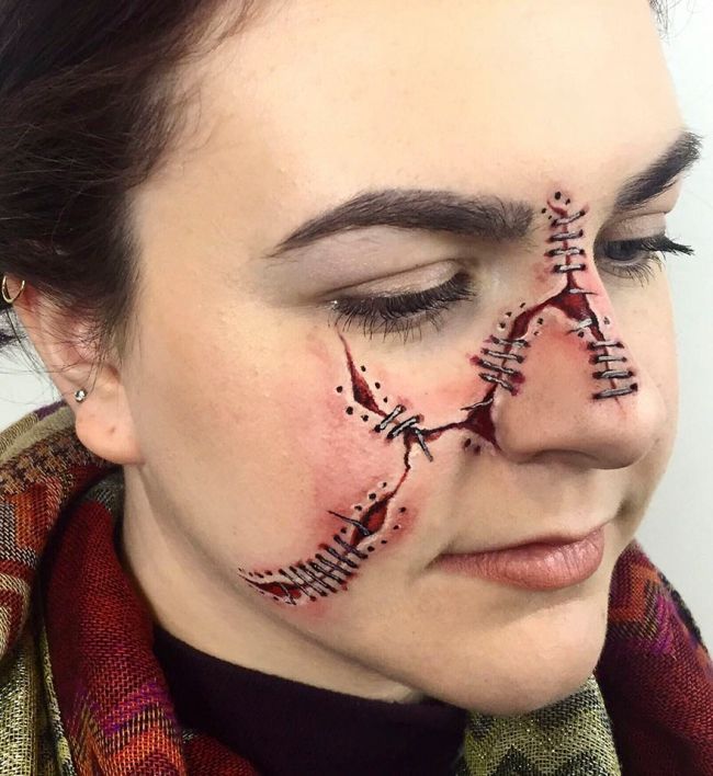 Talented Woman Creates Optical Illusions Using Makeup (30 pics)