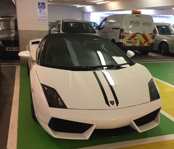 Lamborghini Owner Creates Outrage After Parking In Handicap Space (2 pics)