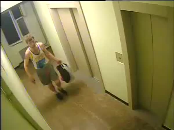 Thief Steals The Security Camera