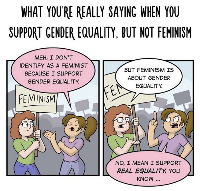 The Differences Between Gender Equality And Extreme Feminism (5 pics)