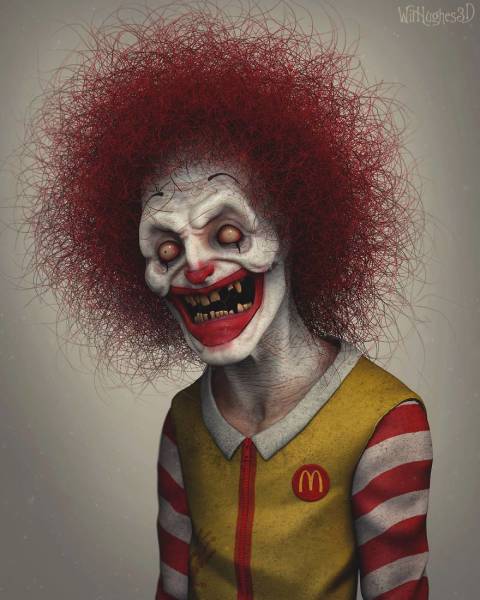 Terrifying Portraits Of Your Favorite Characters (38 pics)