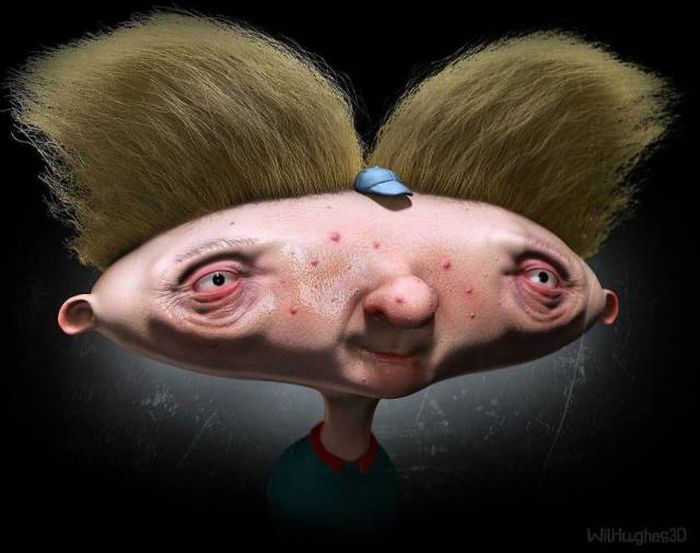 Terrifying Portraits Of Your Favorite Characters (38 pics)