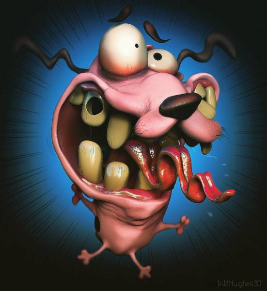 Terrifying Portraits Of Your Favorite Characters (38 pics)