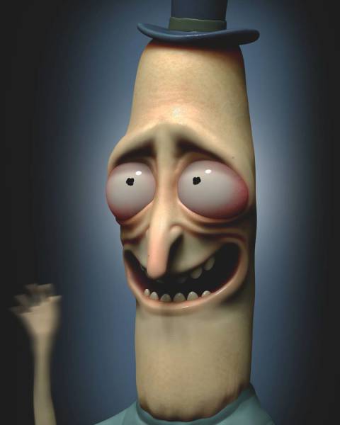 Terrifying Portraits Of Your Favorite Characters (38 pics)