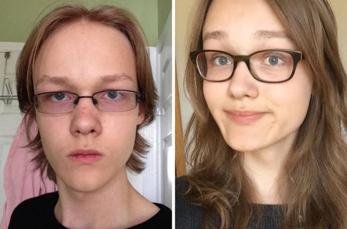 Real Gender Transitions You Won’t Believe Show The Same Person (25 pics)