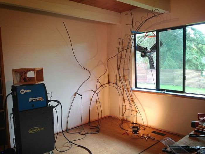 Young Girl's Dad Builds Her An Incredible Bedroom (50 pics)