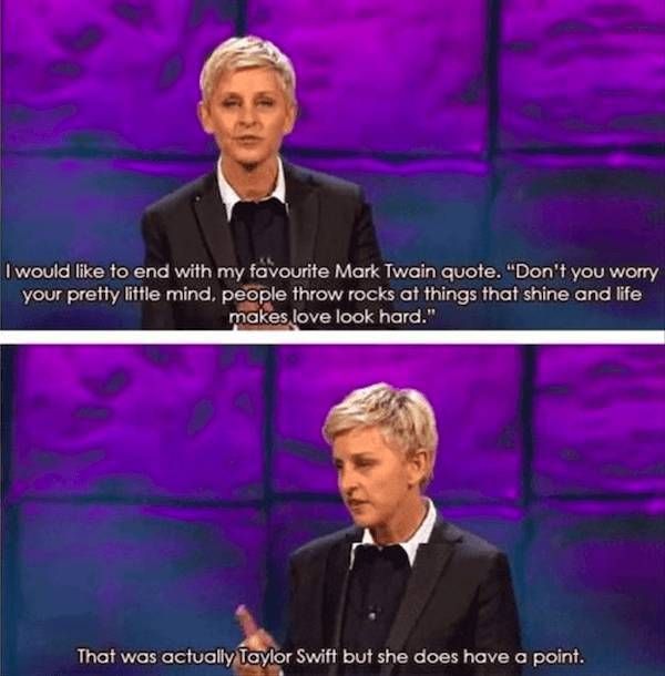 You Can't Deny That Ellen DeGeneres Speaks The Truth (28 pics)