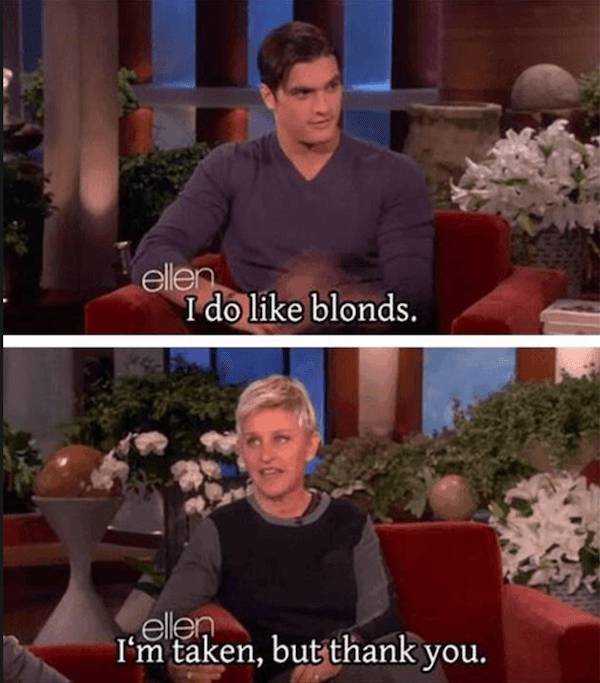 You Can't Deny That Ellen DeGeneres Speaks The Truth (28 pics)