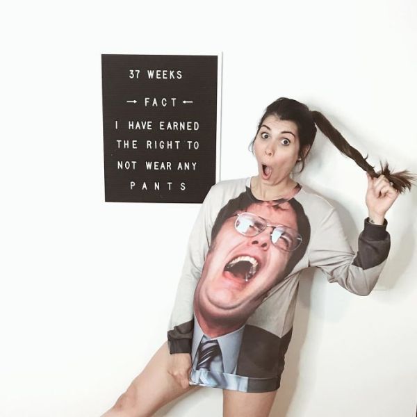 Creative Mom Shares The Struggles Of Being Pregnant From Week To Week (15 pics)