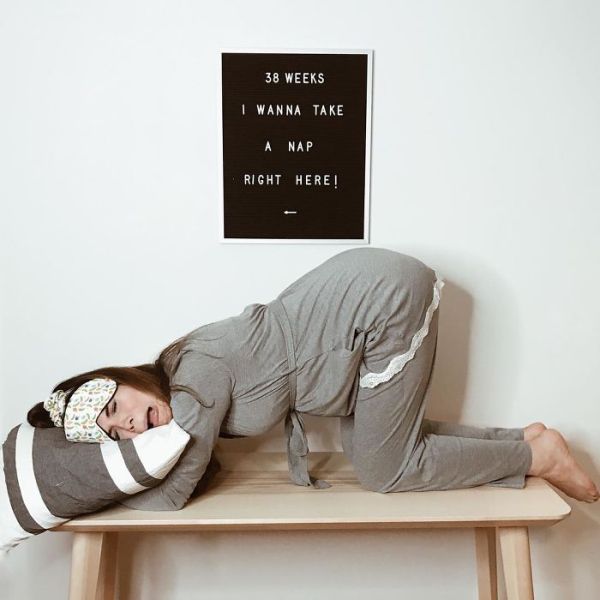 Creative Mom Shares The Struggles Of Being Pregnant From Week To Week (15 pics)