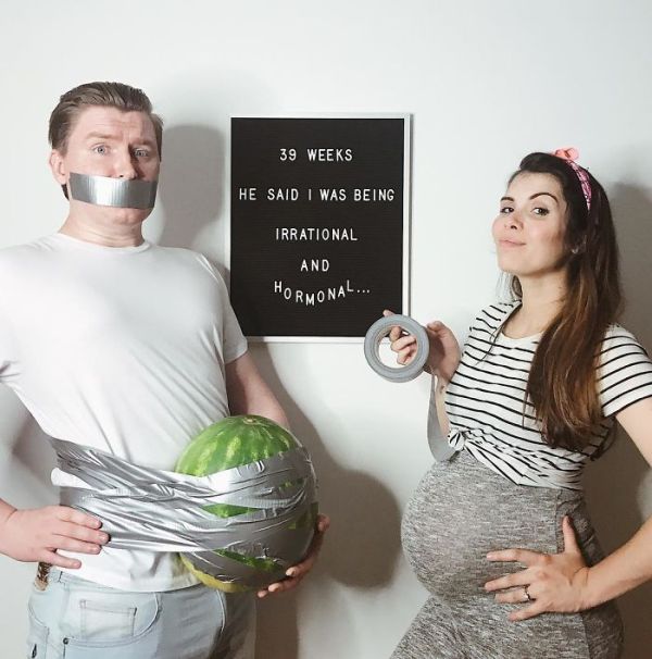 Creative Mom Shares The Struggles Of Being Pregnant From Week To Week (15 pics)