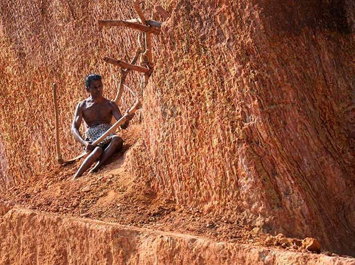 Disabled Man Spends Three Years Carving A Road By Himself  (3 pics)